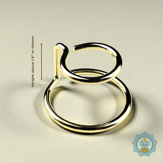 Brass Bliss Ball – Meditation & Sound Healing Chime with Premium Stand (Metal v.1)