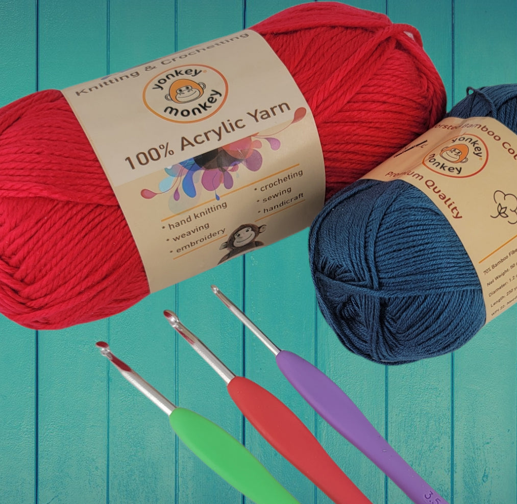 Crochet Hooks Set | Yonkey Monkey Yarn