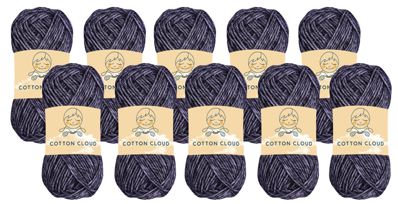 Cotton Cloud Yarn (Pack of 10) by Yonkey Monkey