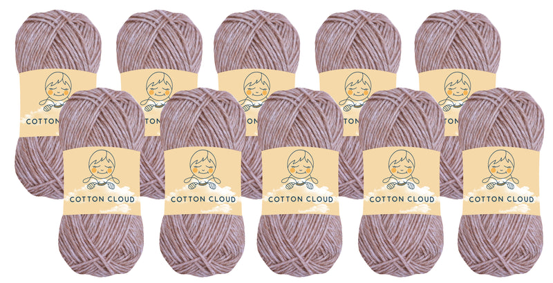 Cotton Cloud Yarn (Pack of 10) by Yonkey Monkey