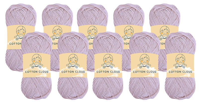 Cotton Cloud Yarn (Pack of 10) by Yonkey Monkey