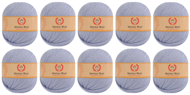 100% Merino Yarn (Pack of 10) by Yonkey Monkey