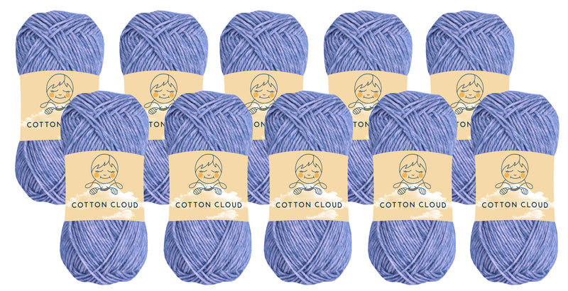 Cotton Cloud Yarn (Pack of 10) by Yonkey Monkey