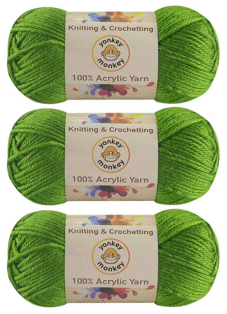 Acrylic Yarn (Pack of 3) by Yonkey Monkey