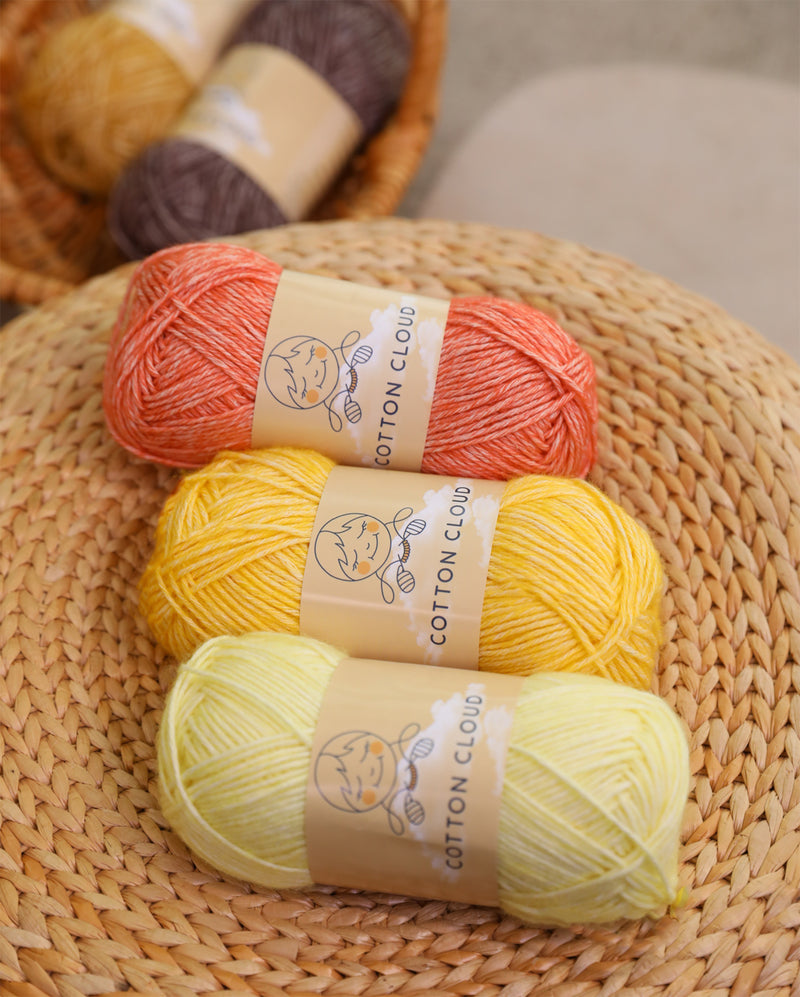 Cotton Cloud Yarn (Pack of 10) by Yonkey Monkey