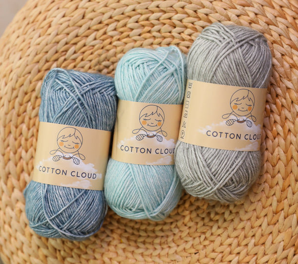 Cotton Cloud Yarn (Pack of 10) by Yonkey Monkey