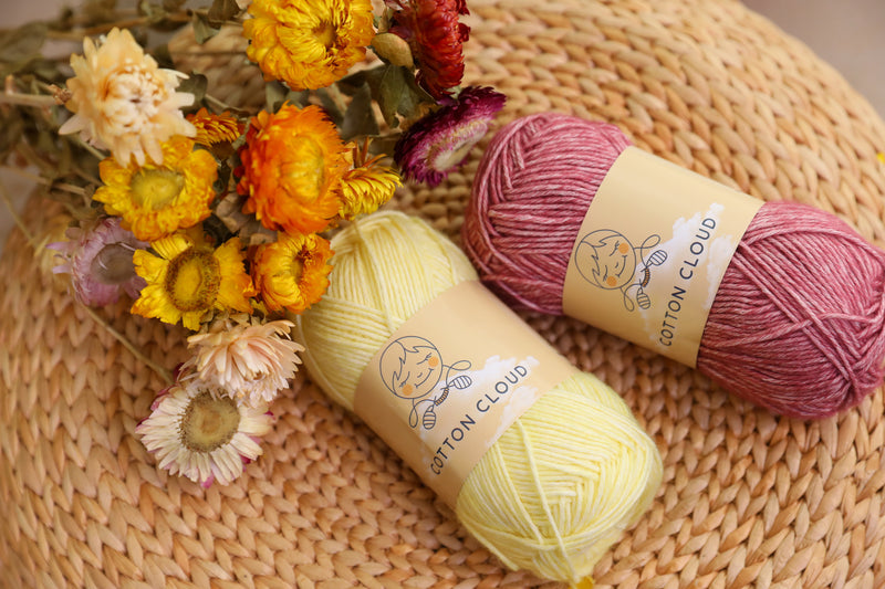 Cotton Cloud Yarn (Pack of 10) by Yonkey Monkey