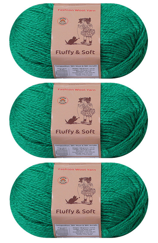 Fluffy Wool Yarn | Yonkey Monkey Yarn