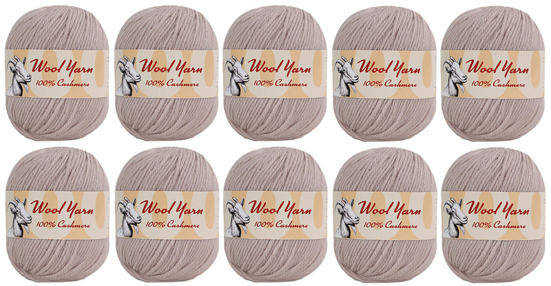 100% Cashmere Wool Yarn (Pack of 10) by Yonkey Monkey
