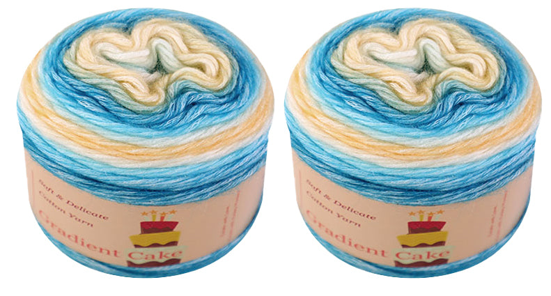 Gradient Cake Yarn  | Yonkey Monkey Yarn 