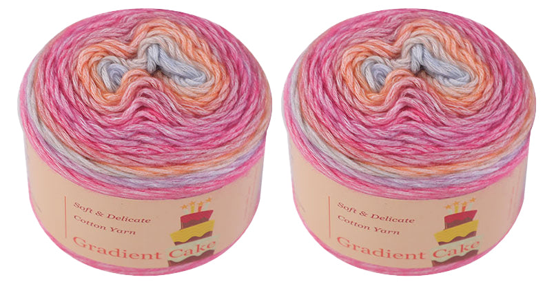 Gradient Cake Yarn  | Yonkey Monkey Yarn 