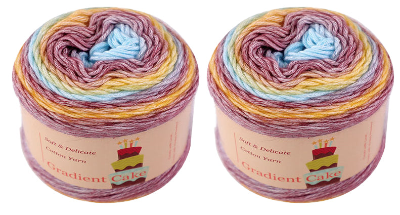 Gradient Cake Yarn  (Pack of 2) by Yonkey Monkey