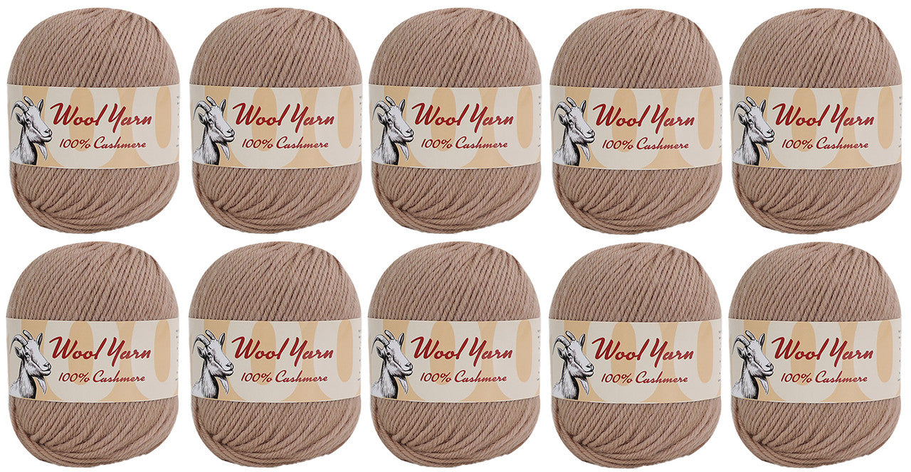 100% Cashmere Wool Yarn (Pack of 10) by Yonkey Monkey