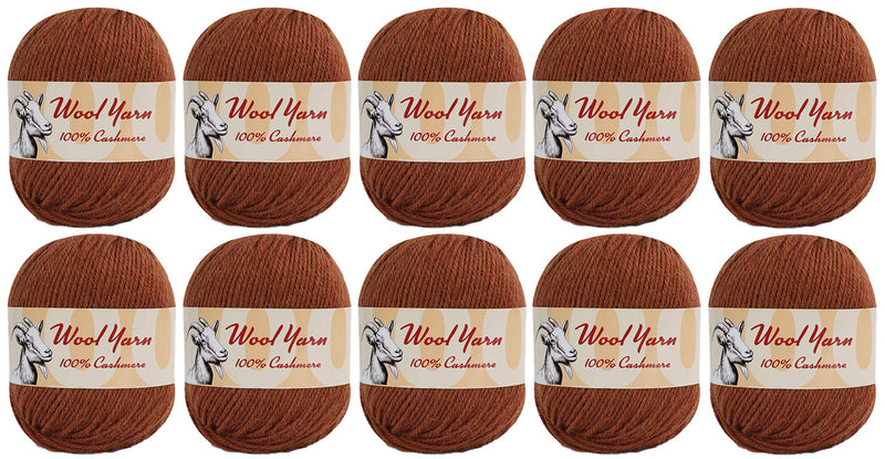 100% Cashmere Wool Yarn (Pack of 10) by Yonkey Monkey