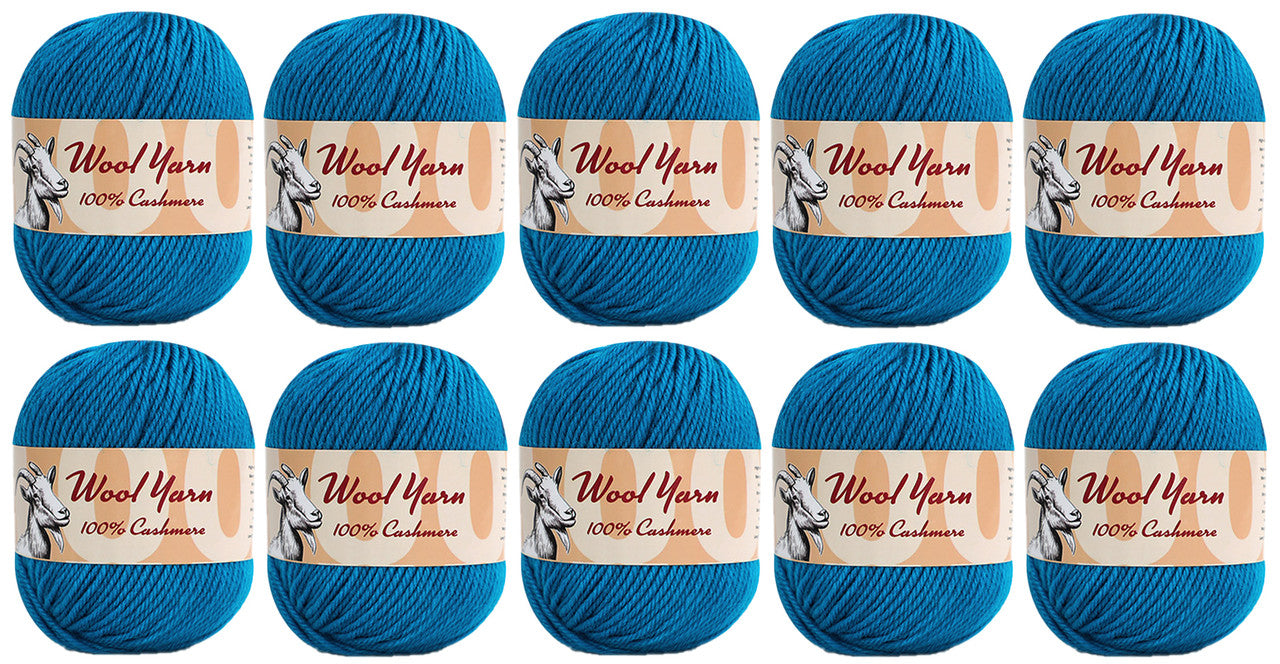 100% Cashmere Wool Yarn (Pack of 10) by Yonkey Monkey