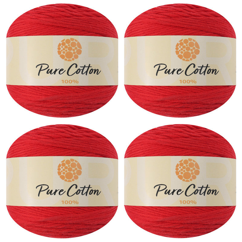 100% Cotton Yarn (Pack of 4) by Yonkey Monkey