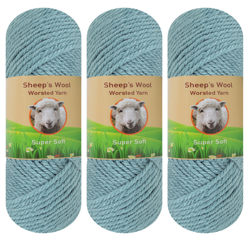 Sheep's Wool Yarn (Pack of 3) by Yonkey Monkey