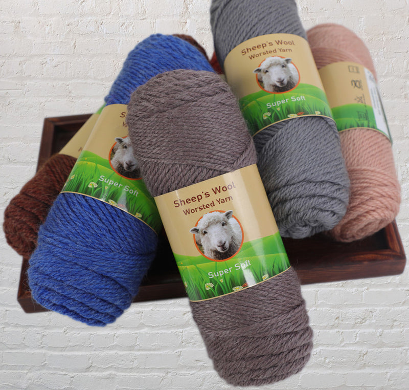 Sheep's Wool Yarn | Yonkey Monkey Yarn 